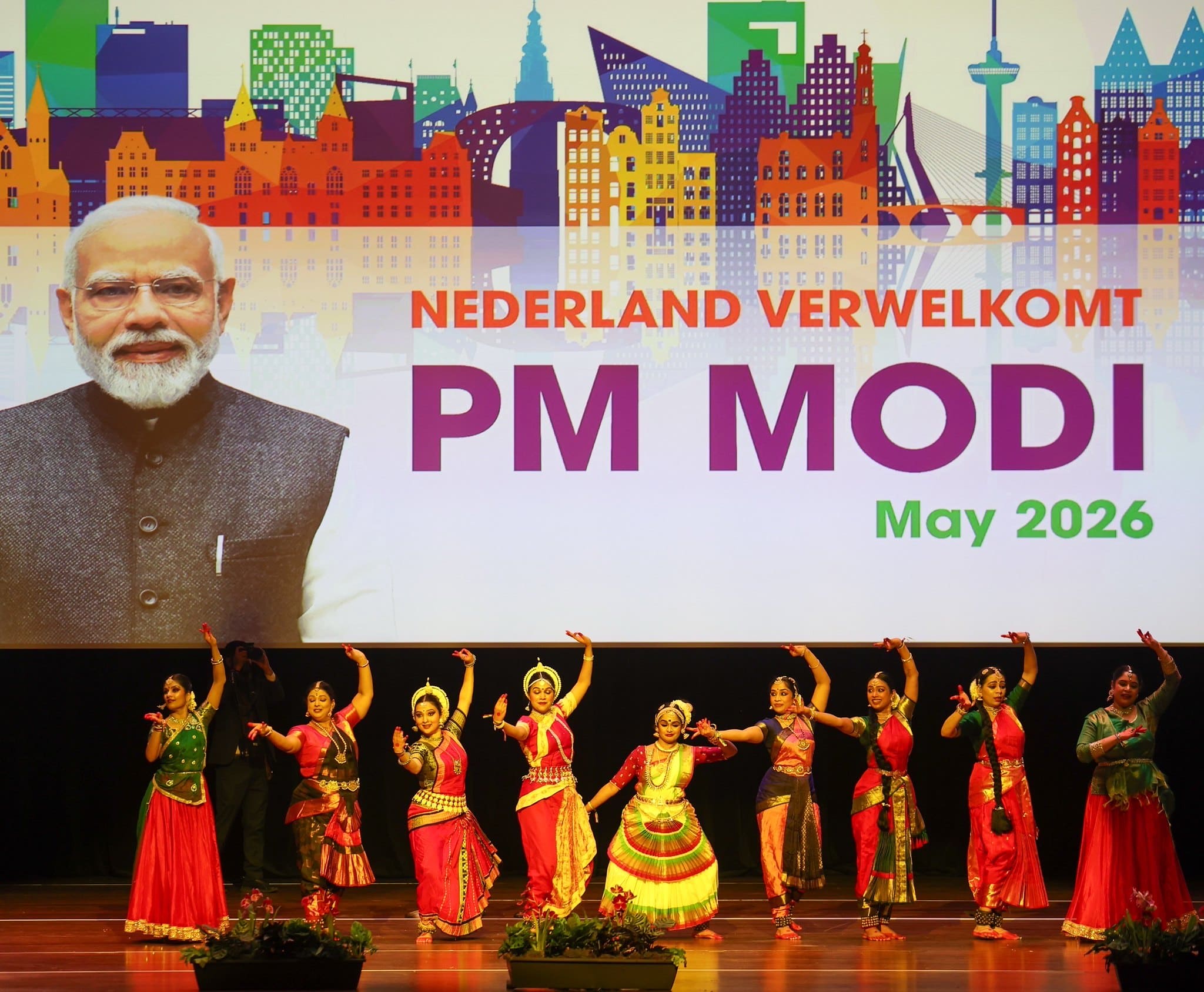PM Modi's Address Event, World Forum, Den Haag